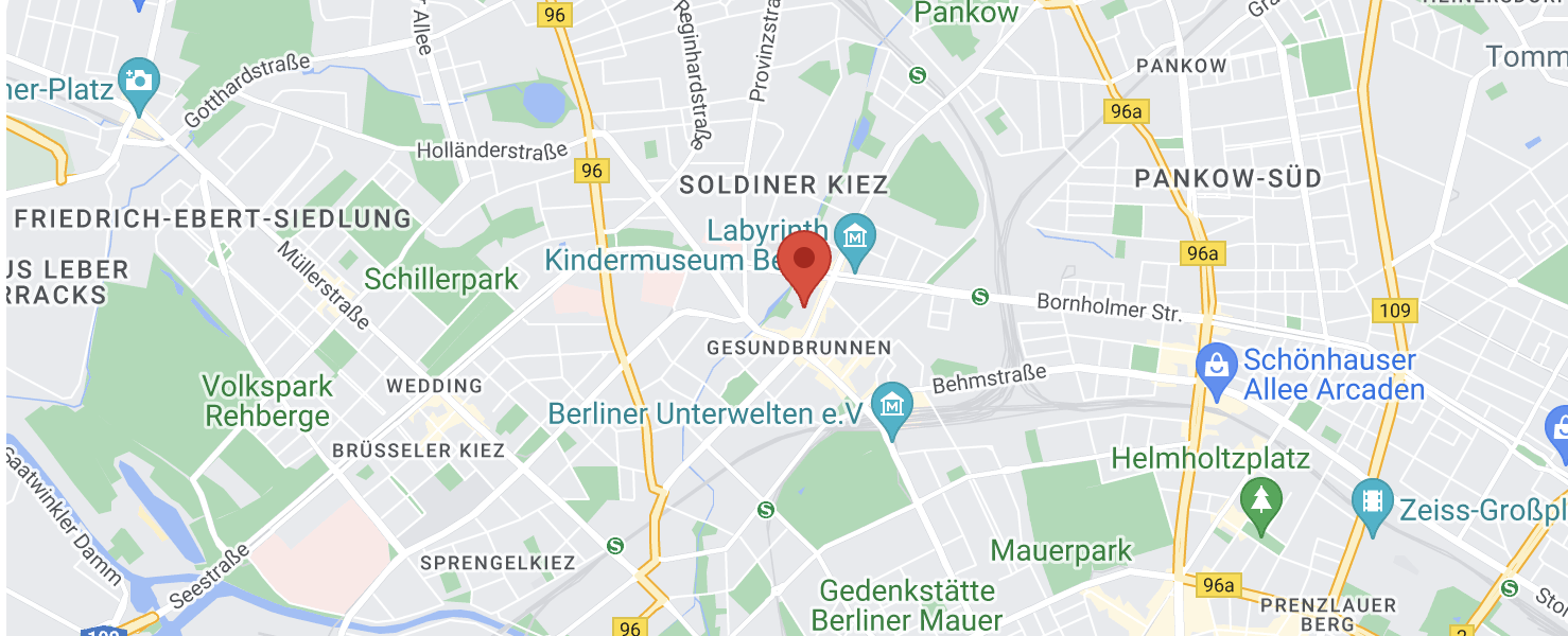 Screenshot von einer Karte, auf der der Laden zu sehen ist.